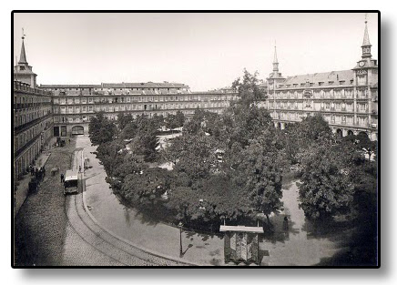 Plaza Mayor en 1895.