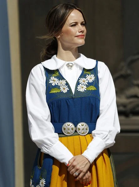 Crown Princess Victoria wore Rodebjer irmaline top and skirt. Prince Carl Phillip and Princess Sofia. Princess Madeleine