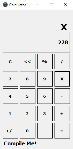 This is Basic! C# Calculator - Compile Me!