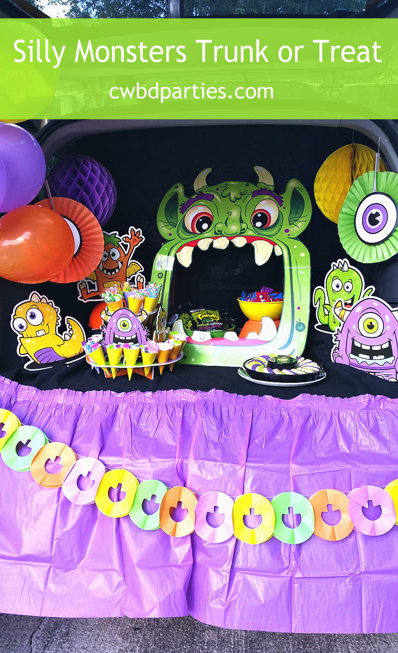 Cupcake Wishes & Birthday Dreams Silly Monster Trunk or Treat
