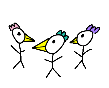 Line クリエイターズスタンプ 高速で動く鳥オスタンプ Example With Gif Animation