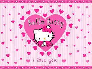 Gambar DP Hello Kitty Ucapan Tahun Baru I Love You Happy New Year 2016 
