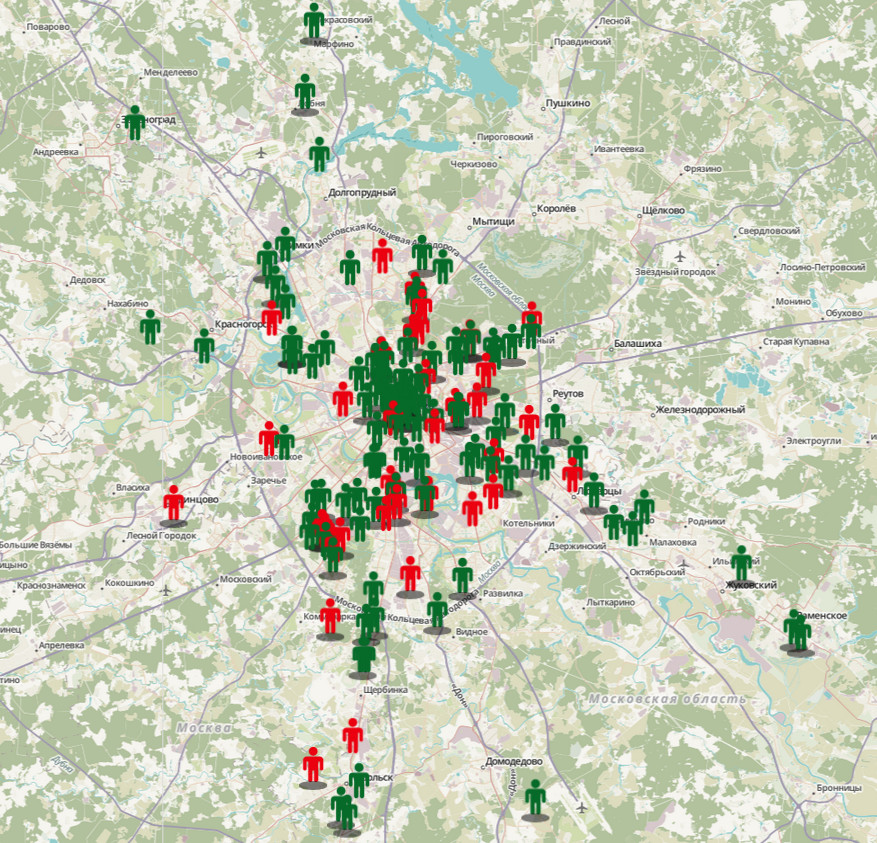 Mapping Hate Crimes in Moscow