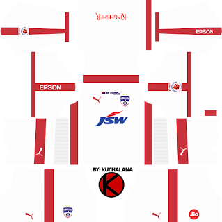 Bengaluru FC 2018 -  Dream League Soccer Kits