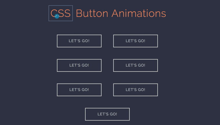 CSS Button Animations