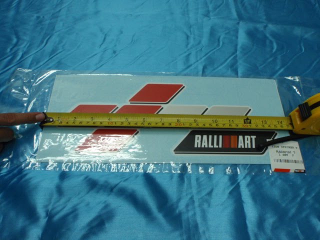 Ming_FD3S Garage: Size Ralliart Side Decals Sticker