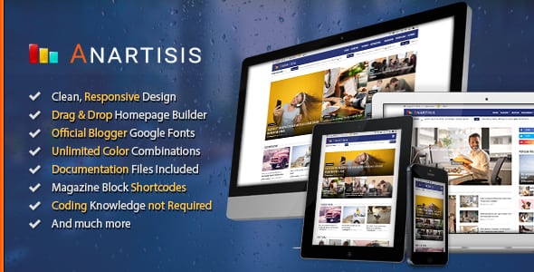 Anartisis Blogger Template Free Download