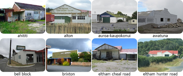 Taranaki dairy factories