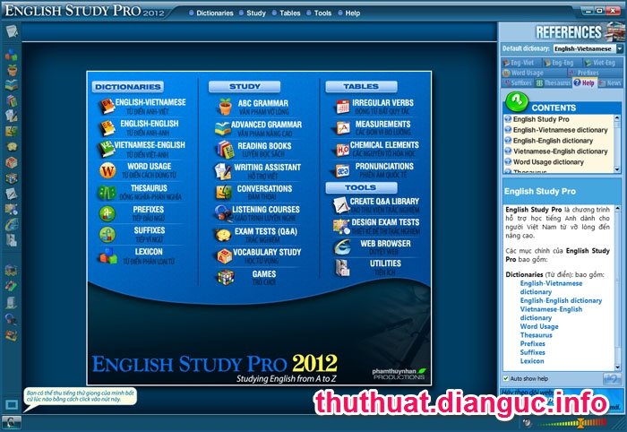 Download English Study Pro 2012 Full Key – Phần mềm học tiếng anh hay nhất