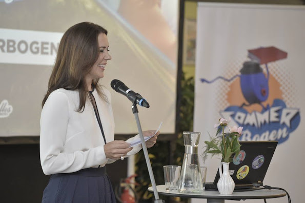 Crown Princess Mary attended the opening of the Danish children's libraries common reading campaign Sommerbogen (The Summer Book 2015) 