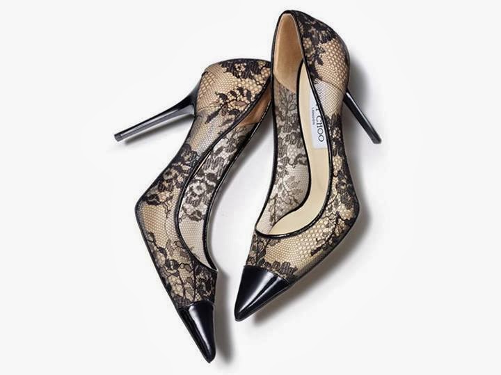 My Vitrina: Crush Of The Day: Jimmy Choo Lace-Mesh Pumps