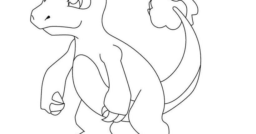 POKEMON CHARMELEON PARA COLOREAR Y PINTAR - COLOREA TUS DIBUJOS