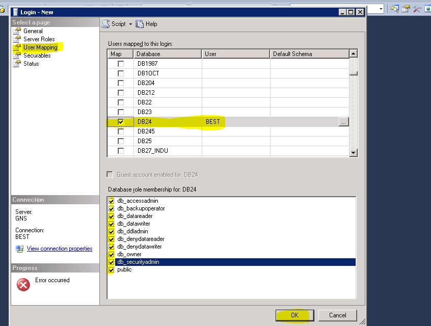 SAP TECH: Creating Repository in MSSQL