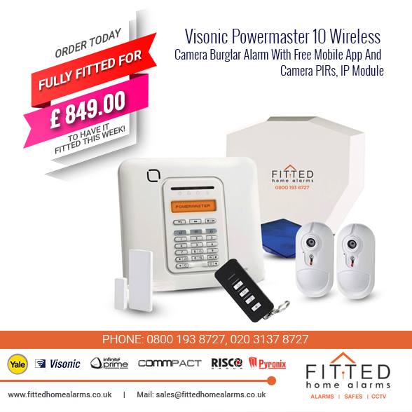 Fitted Home Alarms VisonicPowermaster Visonic