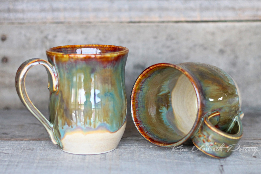 Gorgeous Iron Luster Pottery with Oatmeal Texture
