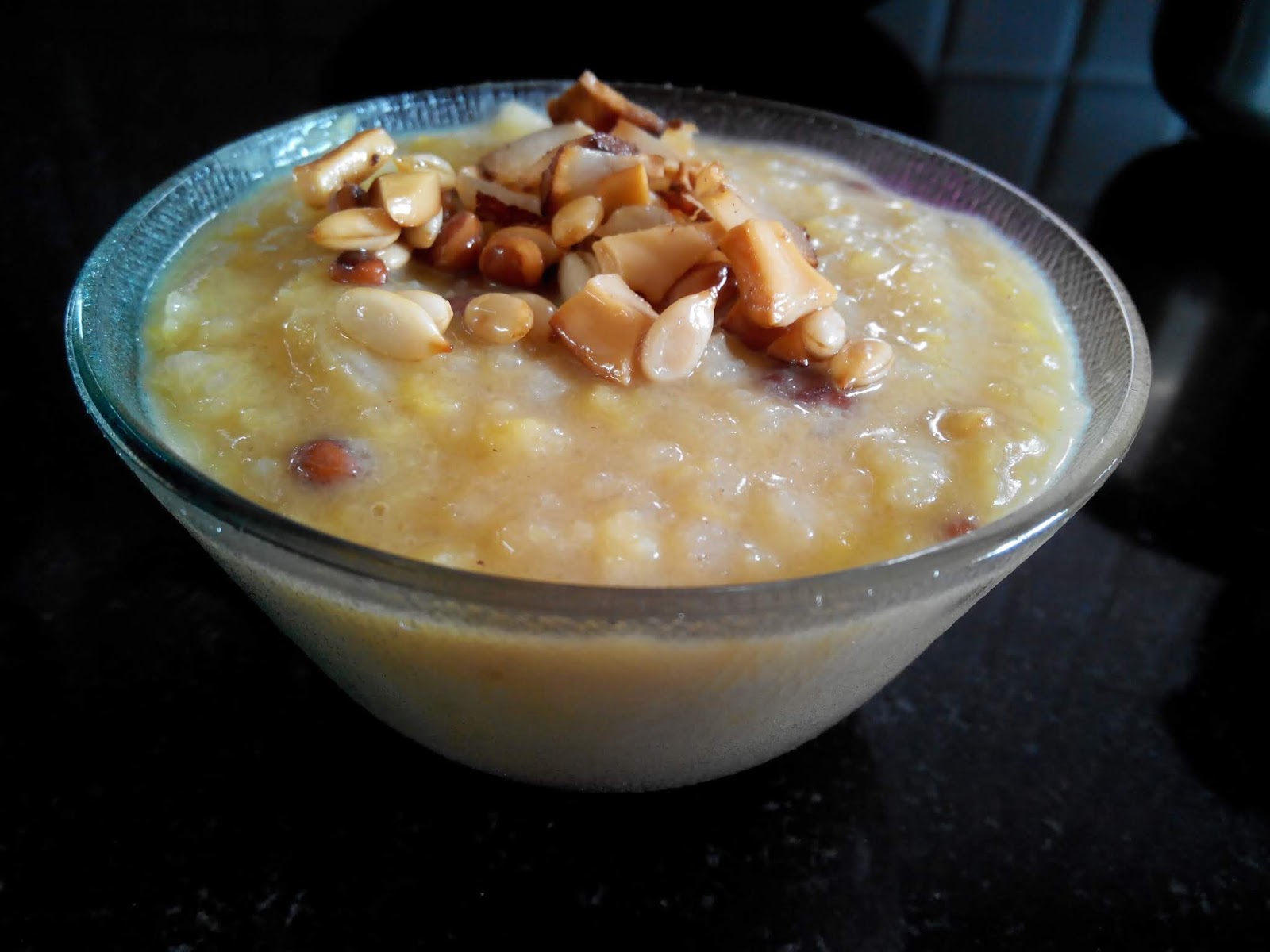 Srivalli's Kitchen Flattened Rice Jaggery Payasam Aatukulu Payasam