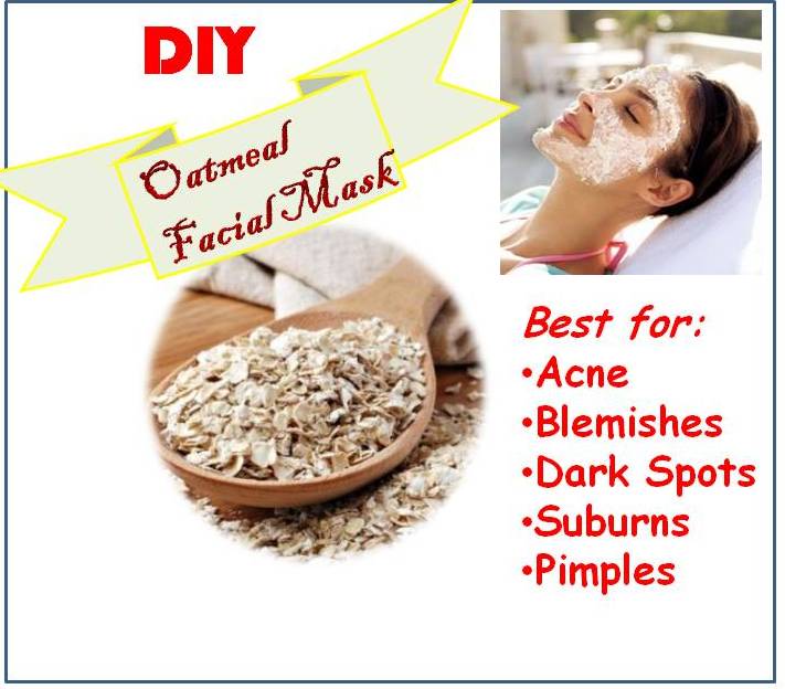 dry face FaceBeauty    DIY and Oatmeal Homemade diy mask Mask Face Glowing Beautiful for