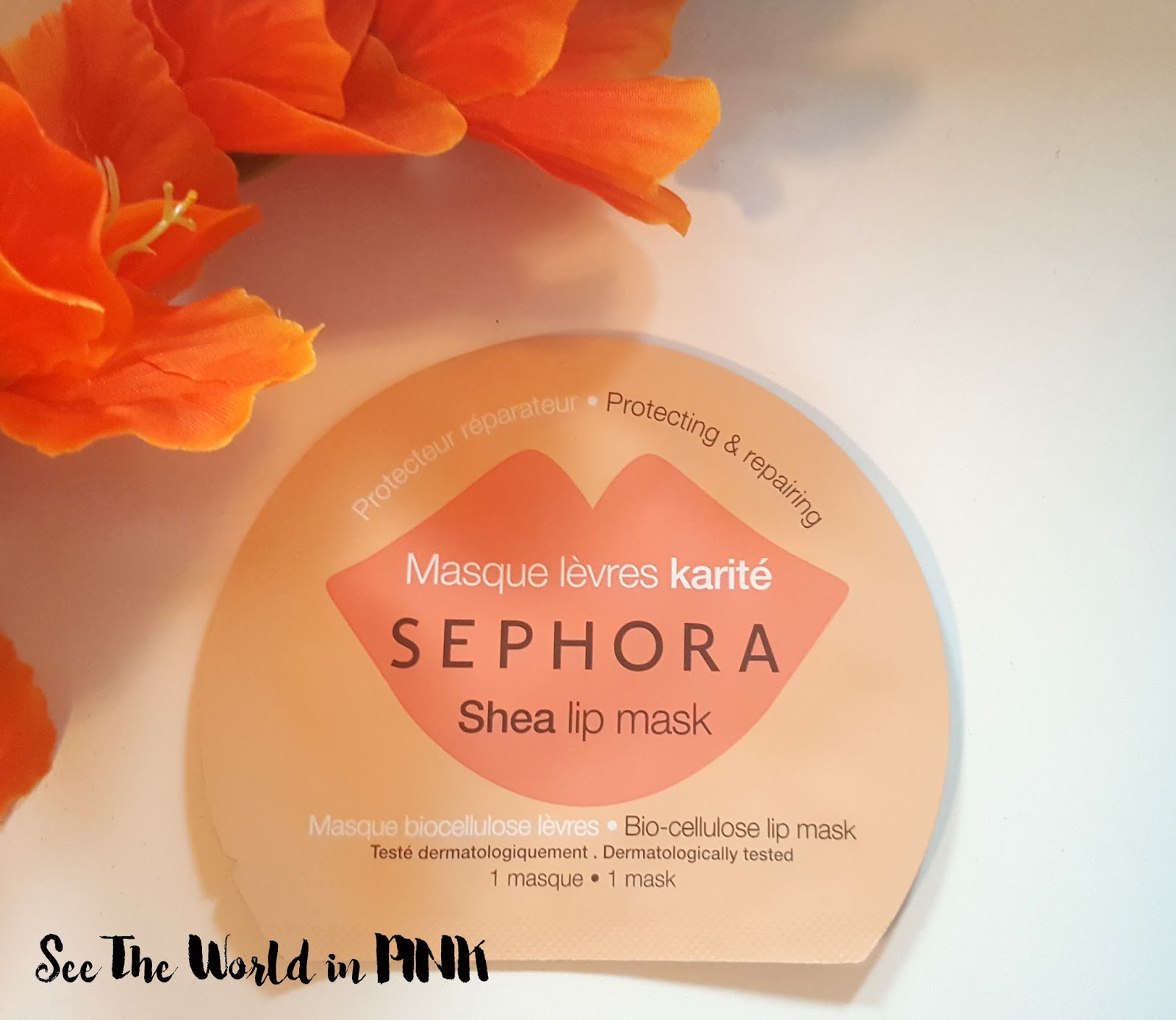 Mask Wednesday Sephora Lip Mask "Shea" See the World in PINK