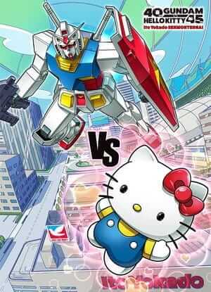 Gundam vs Hello Kitty Gundam vs Hello Kitty