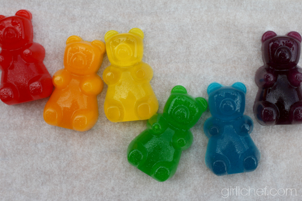Jumbo Gummy Bear Gelatin Molds 4 Pack of Big Gummie Make Large Jello Bears 