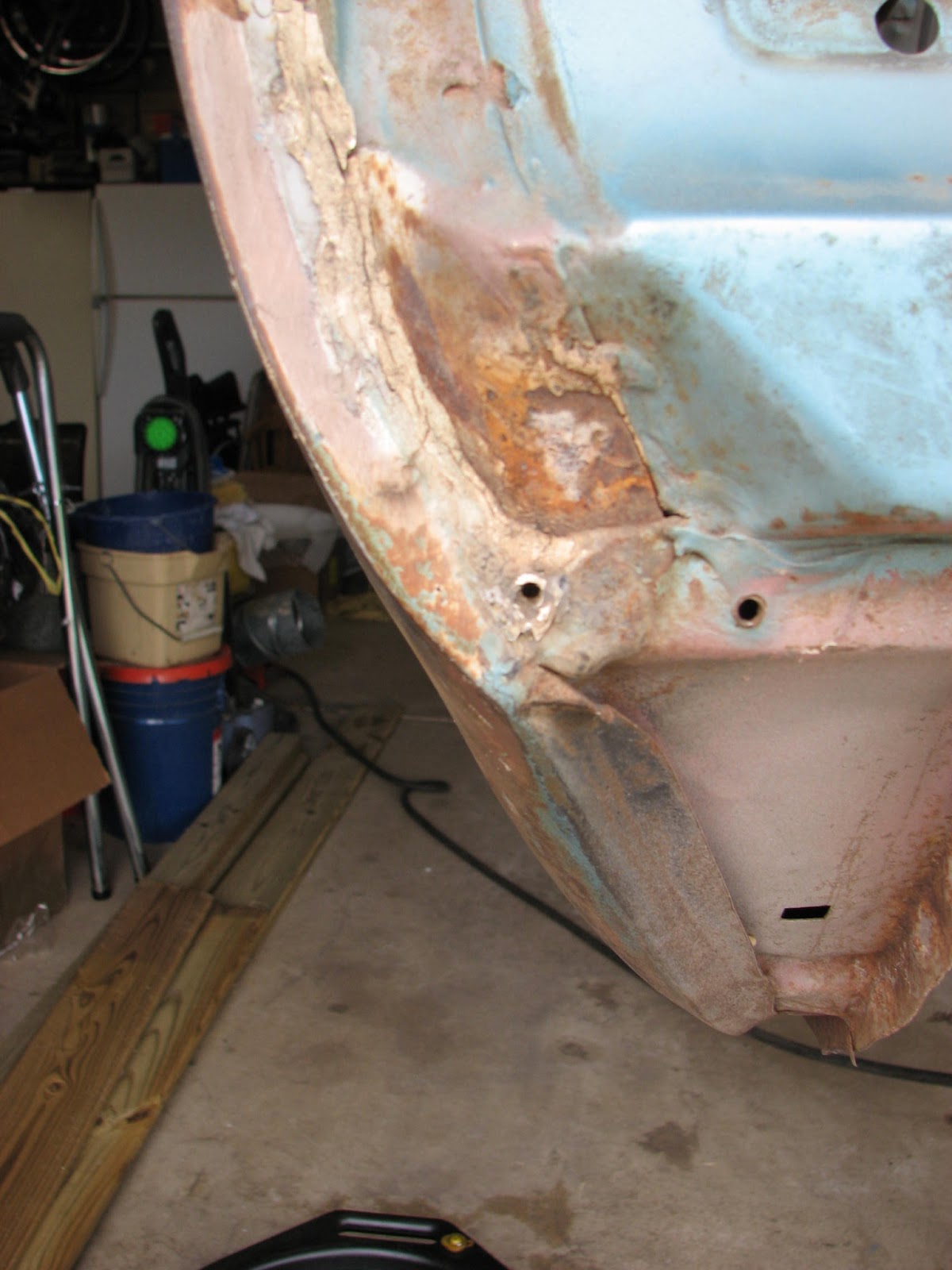 1968 Mustang Fastback Resurrection: Right Rear Quarter Panel-part 4