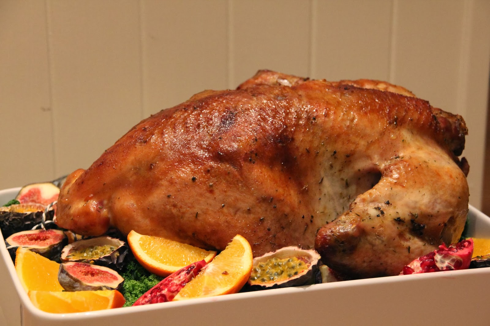 Sitron Og Urte Kalkun