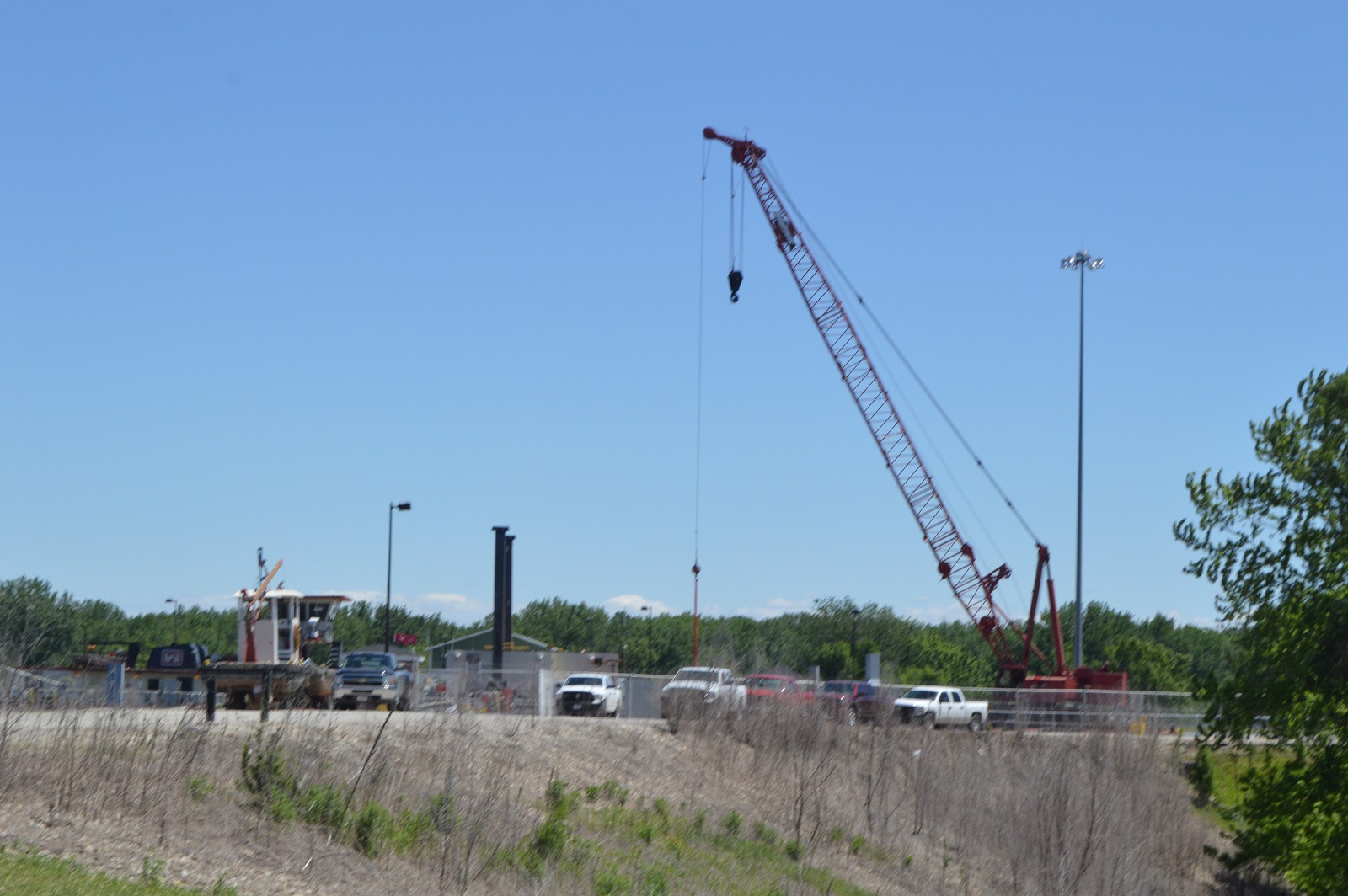 Industrial History 2017 Brandon Lock Repairs with a Manitowoc 777 Crane