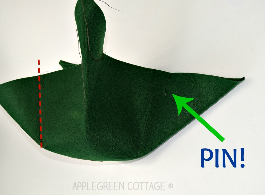 EasySew Quick DIY Felt Storage Box AppleGreen Cottage