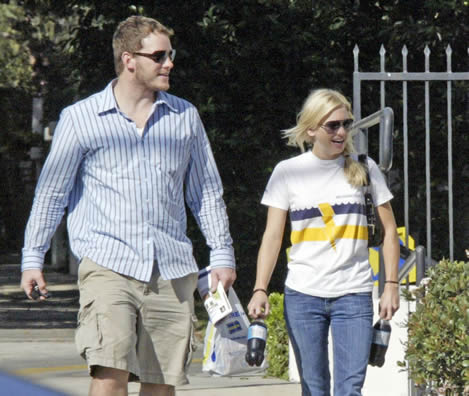 Stars Wllpp Anna Faris Boyfriend Chris Pratt Images 2011
