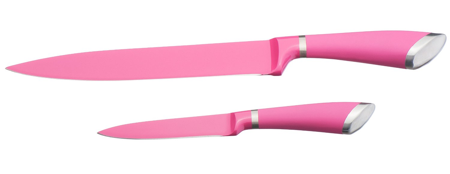 Cassie's Ramblings Pink chef knife with paring knife Review