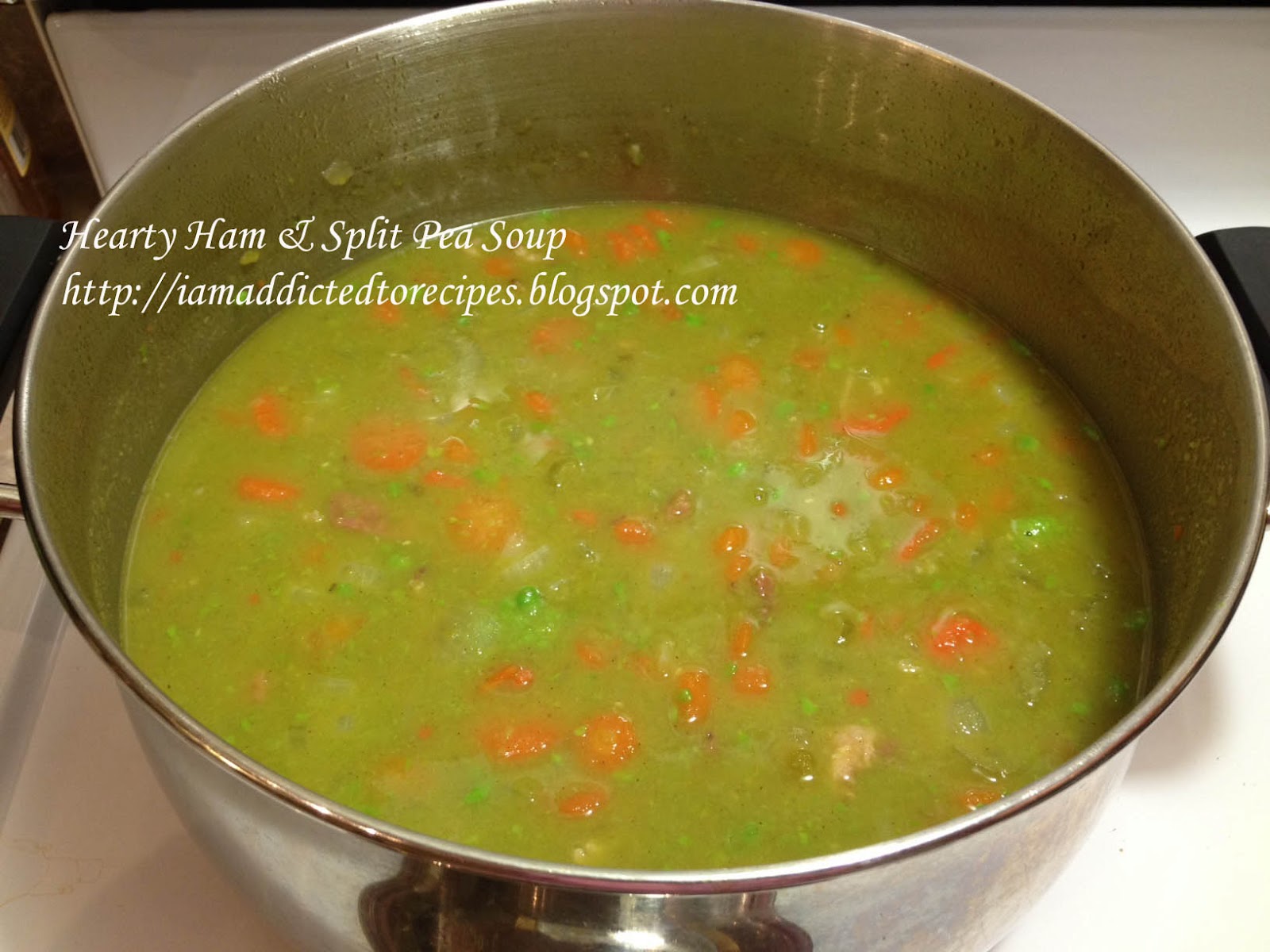 Addicted to Recipes Hearty Ham & Split Pea Soup