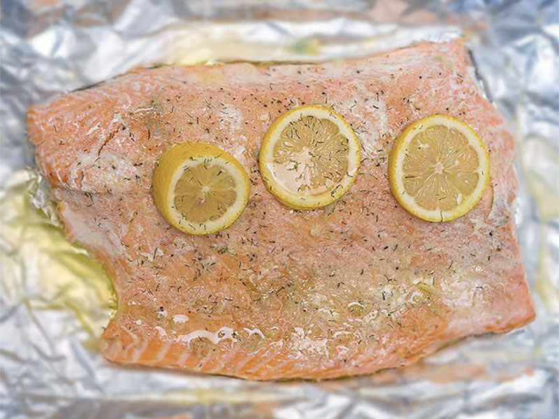 Buttered Salmon with Lemon Garlic Recipe Filipino Style Filipino