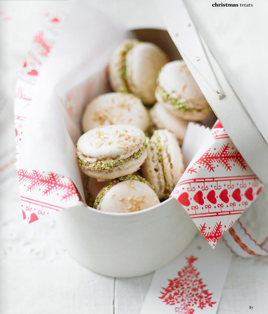 Adore Home magazine, french macarons with salted nut caramel recipe