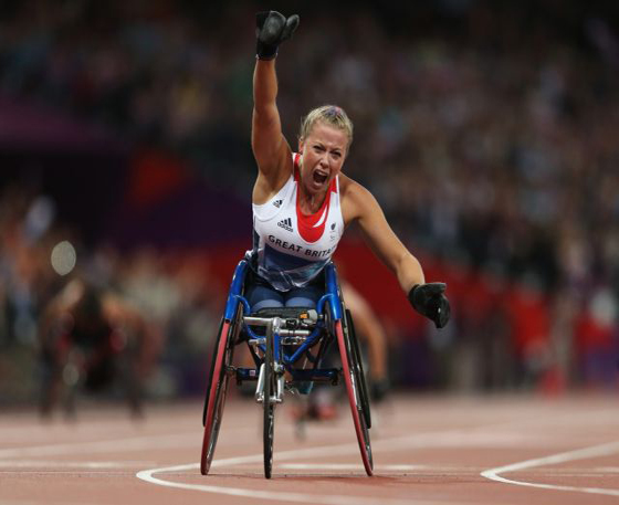 Momentos de inspiração nos jogos paraolímpicos de Londres 2012