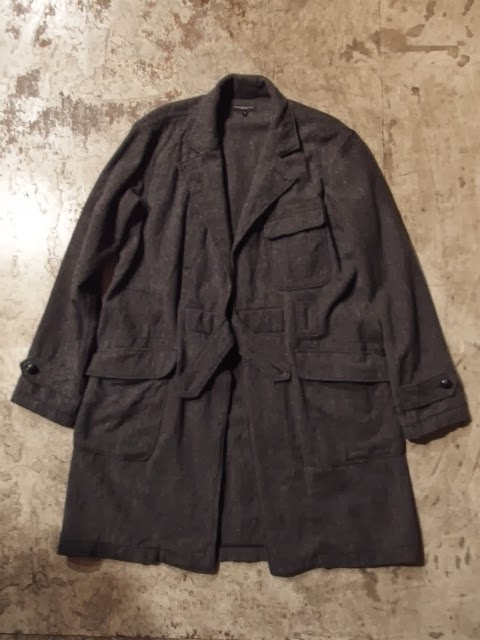 SUNRISE MARKET: Engineered Garments "Service Coat in Grey All Wool