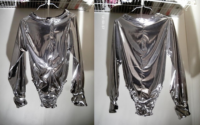 Hot One MM: Liquid Metallic Lame' Bodysuits!