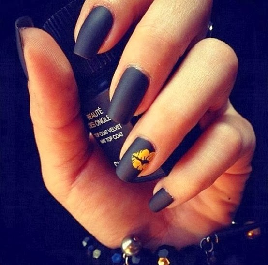 12 Amazing Black Nail Art Designs 2017! Nail and Beauty Ideas