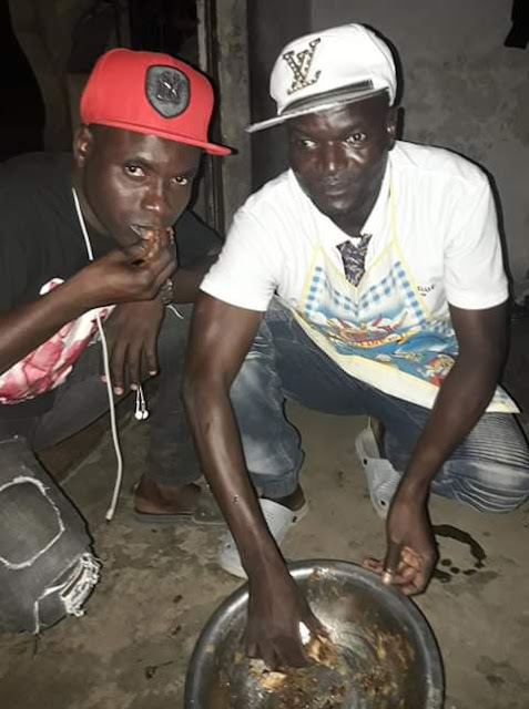  "Human right before animal right"- Gambian man declares as he and friends heartily enjoy meat of Hippopotamus killed in their village