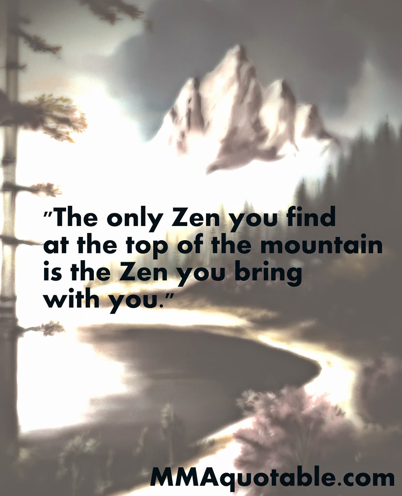 Motivational Quotes with Pictures (many MMA & UFC) "The only Zen you