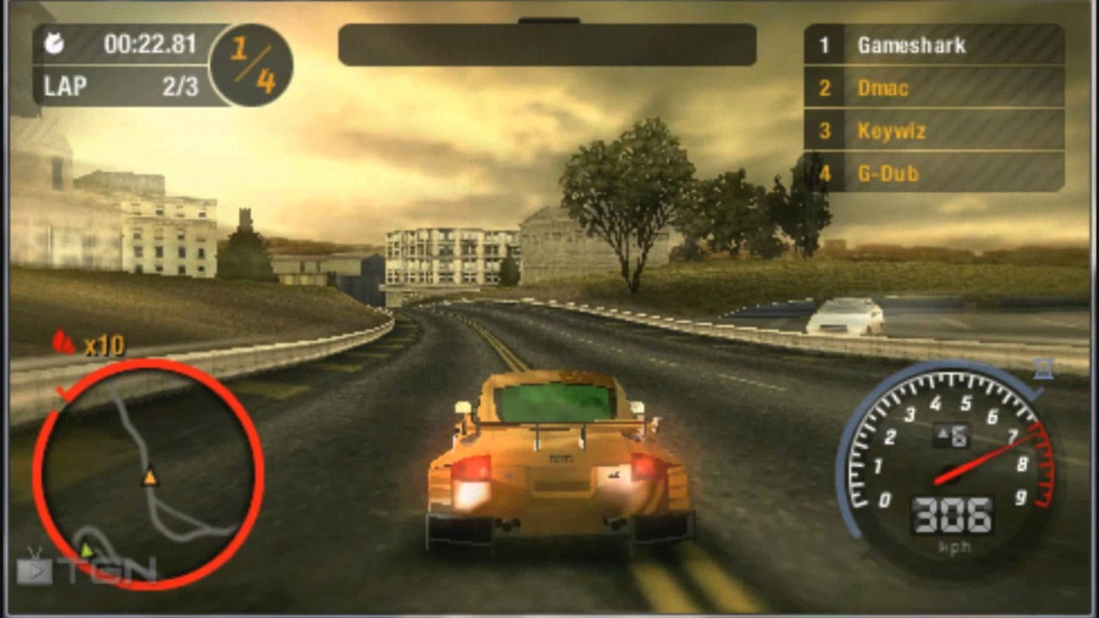 Need for Speed Most Wanted (USA) PSP ISO High Compressed - Gaming Gates