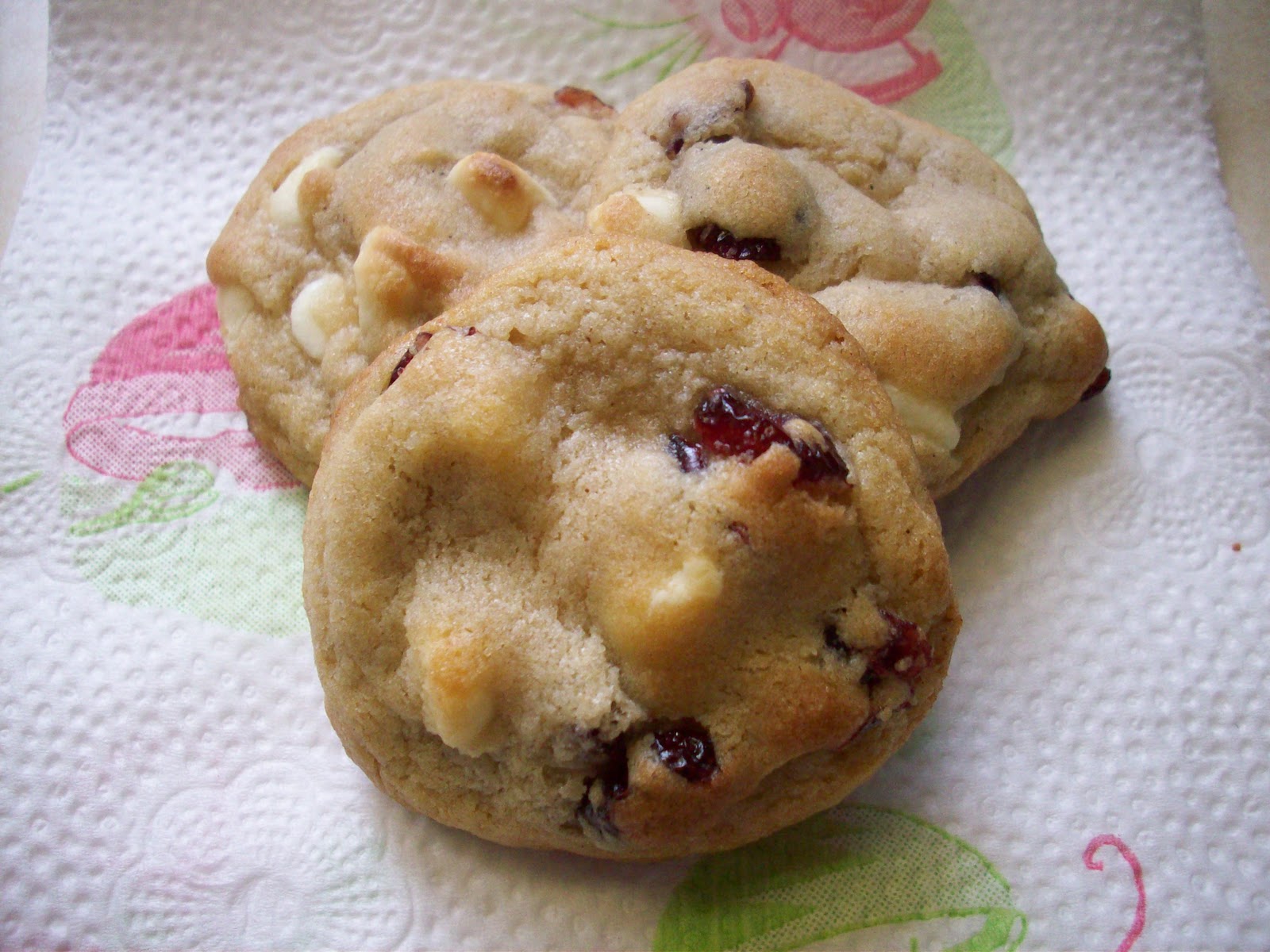 Starving Student Recipes: White Chocolate Cranberry Cookies