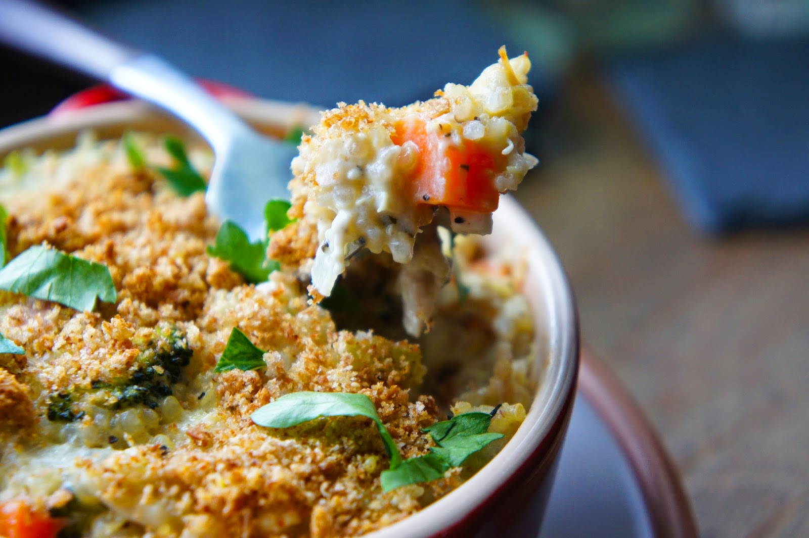 Kid Can Eat! ChickenVeggie Quinoa Bake (Gluten Free)