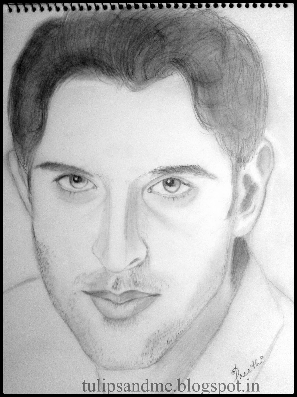 How to draw Hrithik Roshan  Step by step to draw Hrithik Roshan  Hrithik  Roshan  YouTube