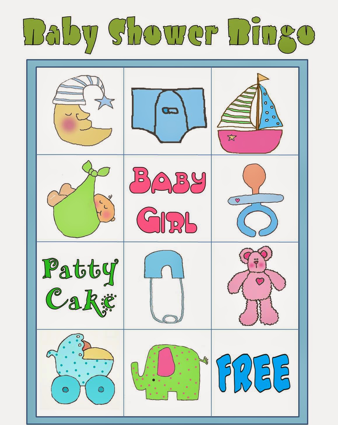 Bingo En Colores Para Baby Shower Para Imprimir Gratis Oh My Beb