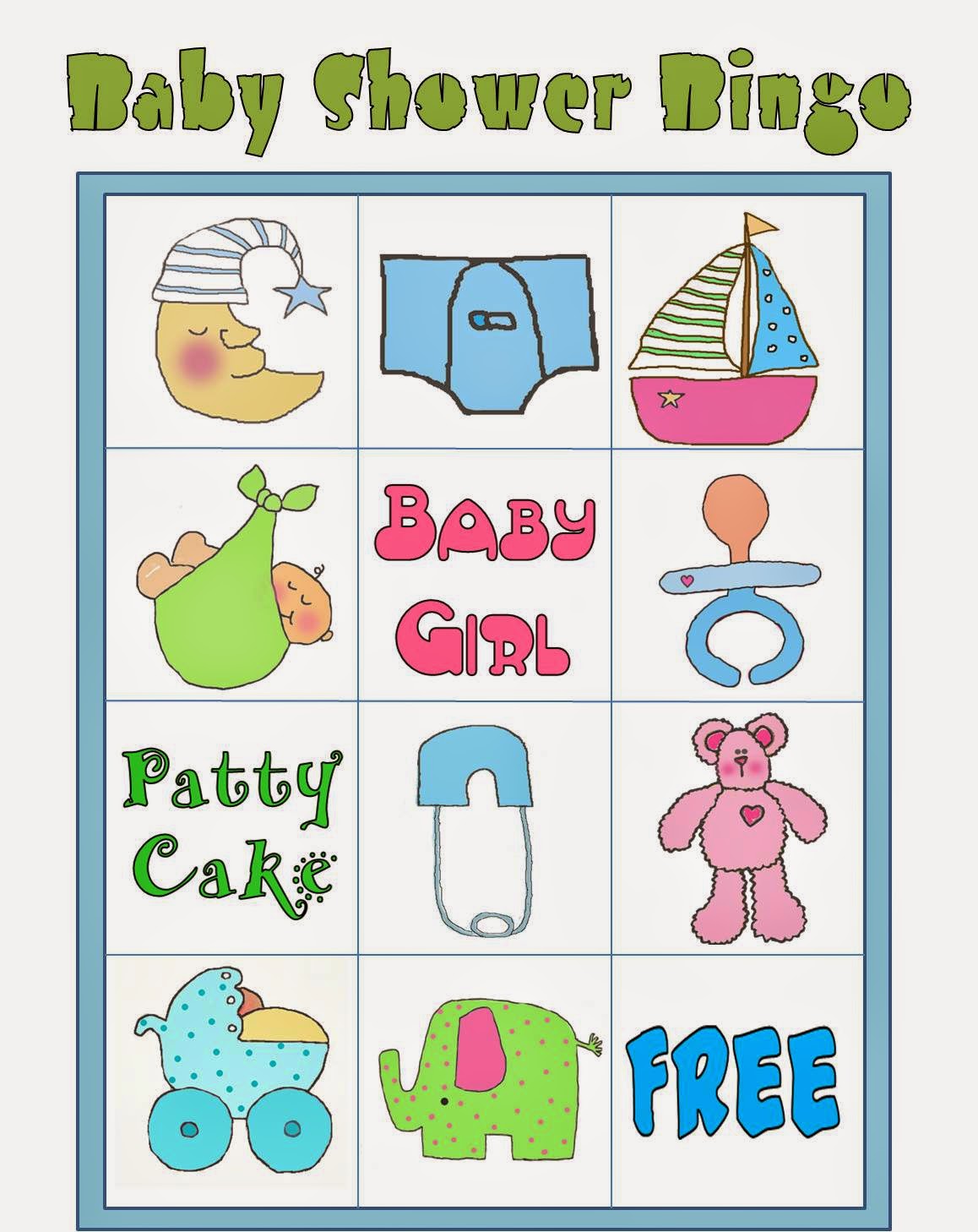 Bingo En Colores Para Baby Shower Para Imprimir Gratis Oh My Bebé