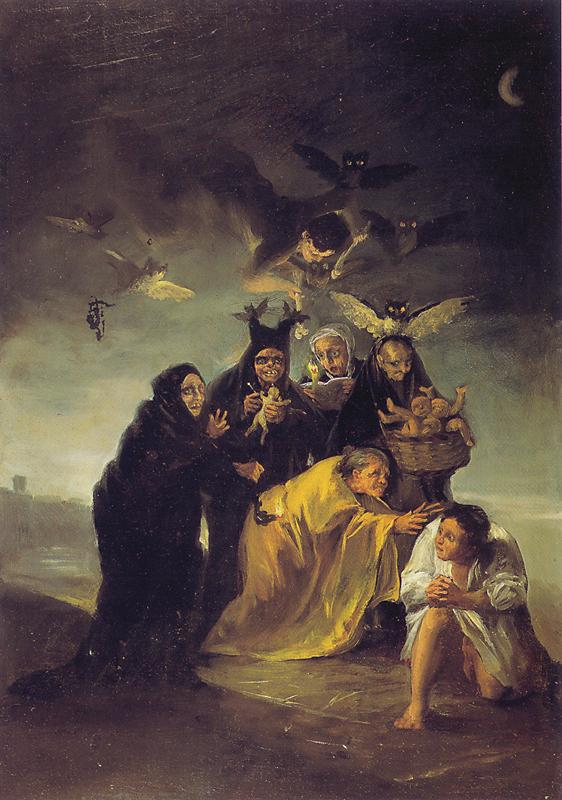 bensozia Goya Three Witch Paintings