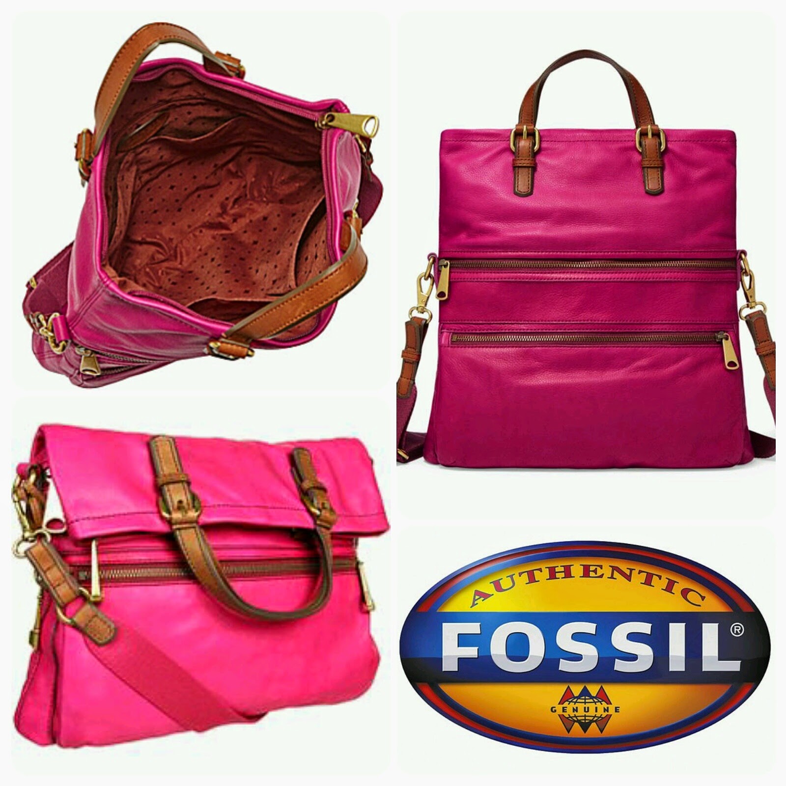 PrettyTreasure2u: Fossil Explorer Leather Tote