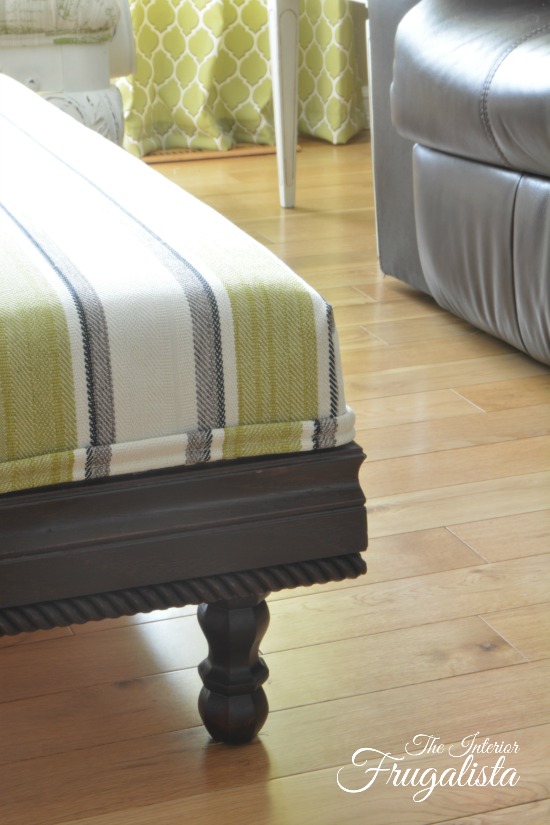 How To Upholster An Ottoman In 5 Easy Steps! Interior Frugalista