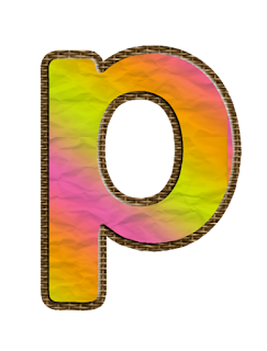 Abecedario con Arco Iris en Tonos Pastel. Alphabet with Pastel Colors Rainbow.