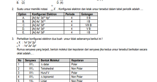Soal Usbn Kimia 2021 Dan Pembahasan Belajar Santuy